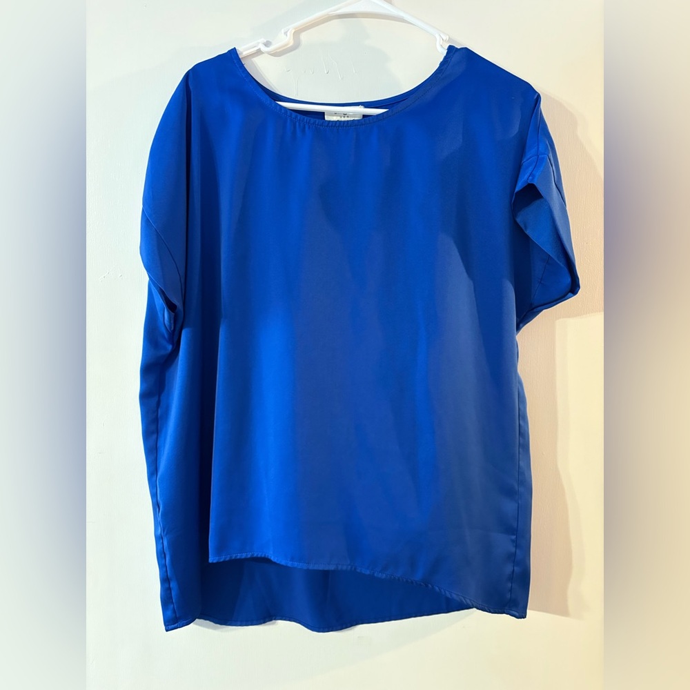 Royal Blue Blouse